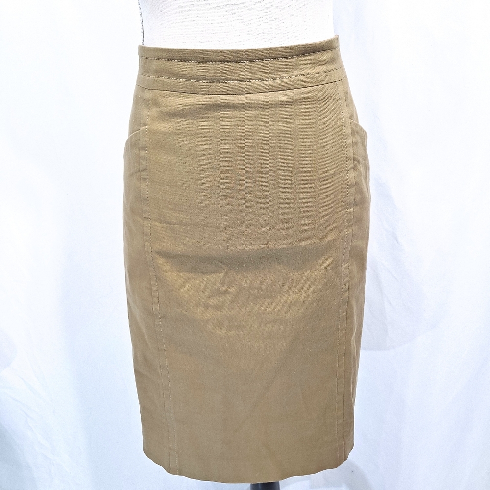 LaVia 18 Khaki Pencil Skirt